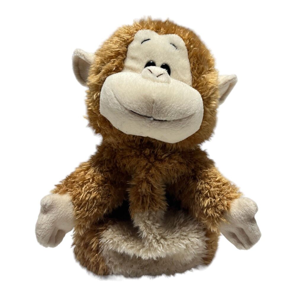 Gund Flap Jack Monkey Puppet 60155 Tan Zoo Plush Vintage Toy Brown Zoo